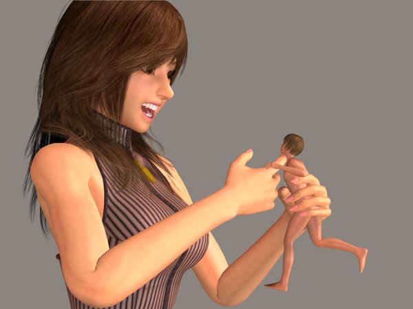 Giantess and Little man