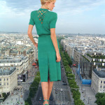 167152 - behind_view blonde cars city collage crushed_cars dress giantess green_dress high_heels sky street wonderslug
