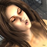 167349 - brown_eyes brunette check_me_out downward_angle giantess mouth plusi poser shrunken_woman sucking vore