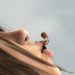 168330 - brown_eyes brunette check_me_out giantess handheld looking_at_victim palm plusi poser sucking tiny_women vore
