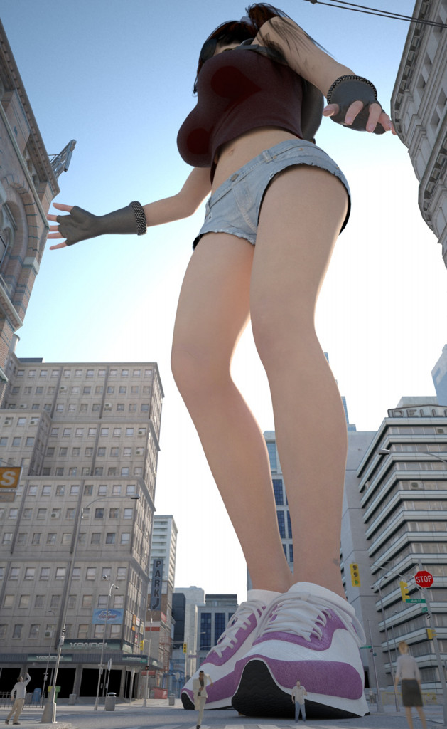 164213 - buildings city darkangle989 giantess grace_from_beyond low_angle mk_cuf poser sneakers street tiny_man tiny_mk tiny_people