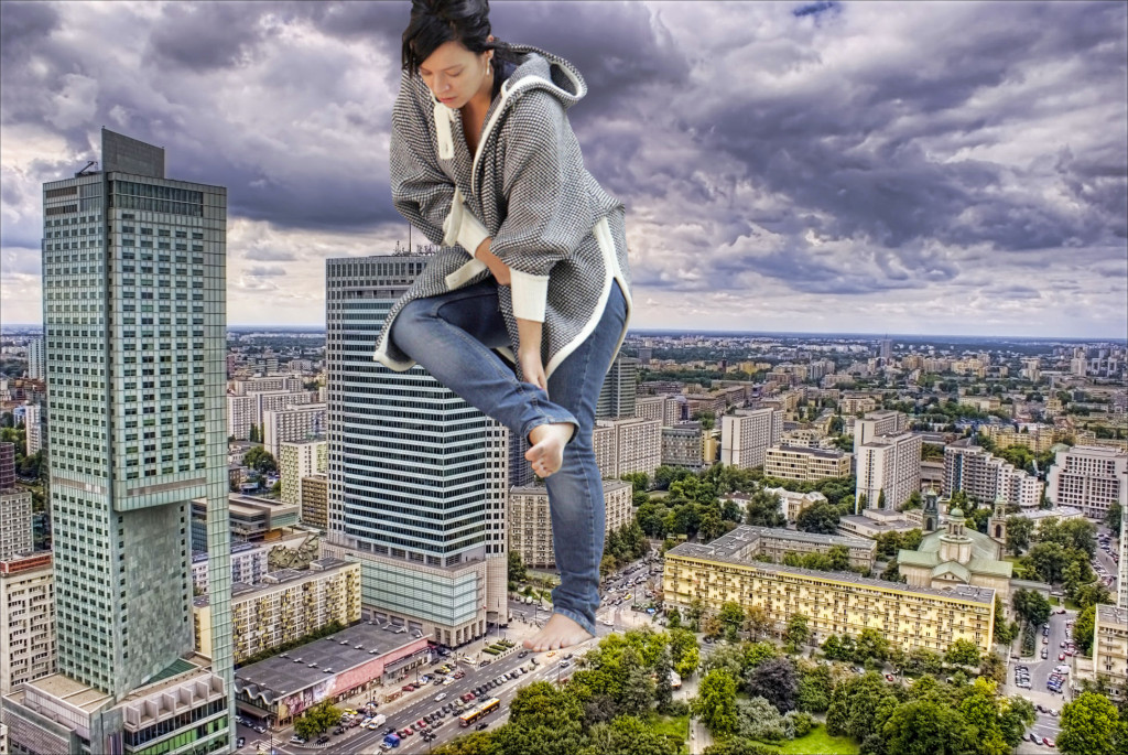 165879 - barefoot brunette cars city clothed collage giantess lilly_allen shore_hair sky skyscrapers storm_clouds underfoot zigi550